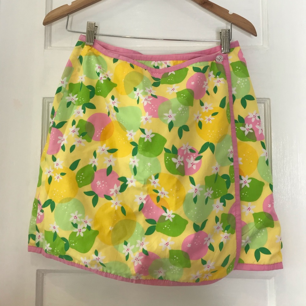 Lilly Pulitzer Lemonade Orange Blossoms Skirt